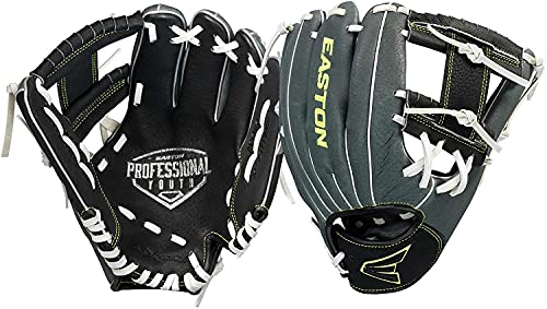 Easton Easton | Professional Youth Baseball Glove | Size 10" - I-Web | Multiple Styles - color: I-Web | Black / Grey / Optic