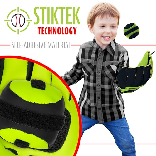Franklin Sports Toy Baseball Glove - color: Black/Yellow