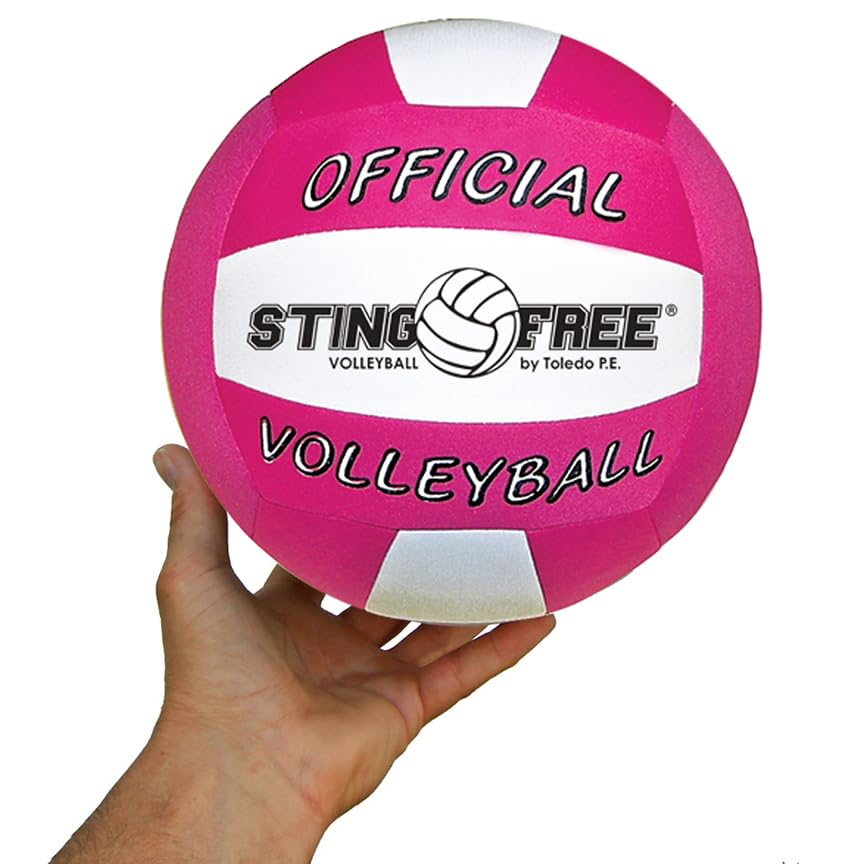 Soft, Sting-Free Volleyballs for Elementary Age Children and Physical Education, Sold as a Set of 6
