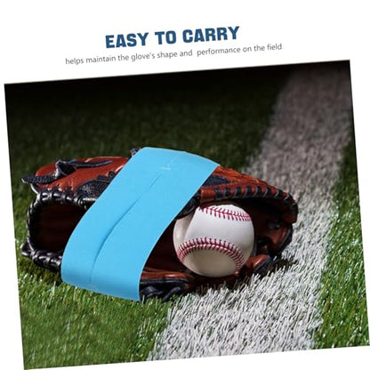 BESPORTBLE Quick Fit Glove Strap for Baseball Softball Lightweight Stretchable Wrap Band Breathable Design for - color: Sky-blue
