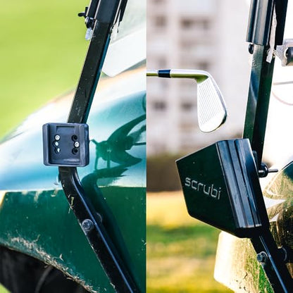 Scrubi Golf Club Cleaner for Golf Carts - Compact & Efficient Cleaning Tool for Golf Clubs – Easy to Use & Waterproof Design – Includes Strong Nylon Brush – Perfect for Irons