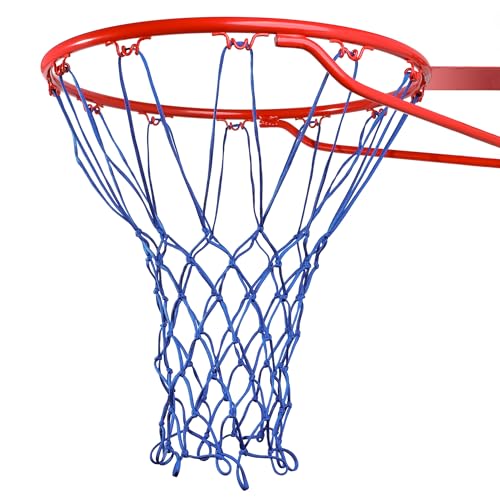 Cannon Sports Heavy Duty Basketball Net Replacement - 21 Inches - 12 Loop Standard Size - Weather Resistant for Indoor/Outdoor Courts - Fits All Standard Rims - color: Blue