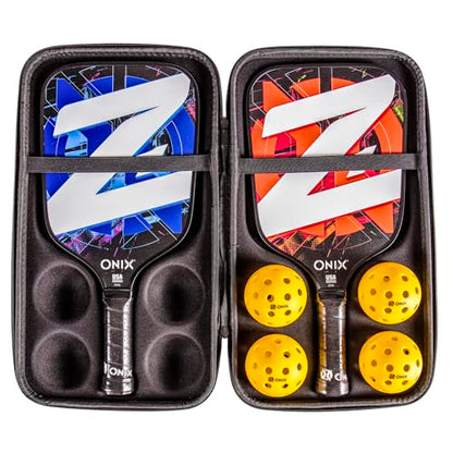 Onix Pickleball Z1 Starter Kit Includes Two Z1 Paddles, Four Fuse Pickleballs in Easy to Carry Case