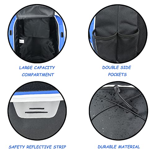 WOLT Youth Baseball Bag - Bat Backpack for Baseball, T-Ball & Softball Equipment & Gear, Bat & Glove Holder, Large Main Compartment for Helmet & accessories, Separate Shoes Compartment, Fence Hook - color: Blue