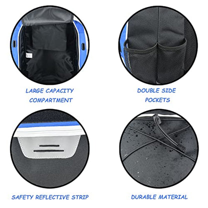 WOLT Youth Baseball Bag - Bat Backpack for Baseball, T-Ball & Softball Equipment & Gear, Bat & Glove Holder, Large Main Compartment for Helmet & accessories, Separate Shoes Compartment, Fence Hook - color: Blue