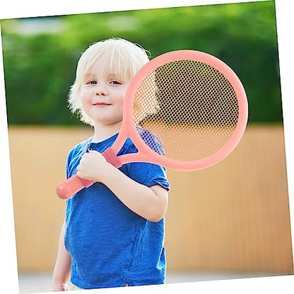 1Set Portable Badminton Racket for Rackets with Balls Lightweight Durable Outdoor Sports for Family Fun and Parent Interaction