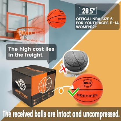 Upgraded Weighted Silent Basketball, High-Density Quiet Indoor Training Ball with Gift Box, Real Bounce Soft Material, Ideal for Home & Apartment Dribbling Practice