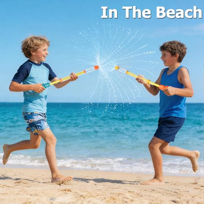 Dsmile 3 Pcs Firework-Shaped Spray Water Gun for Kids,Squirt Gun Umbrella-Shaped Spray for Swimming Pool Beach Summer Outdoor Water Party Games - style: Fireworks nozzle(Dinosaur)*3
