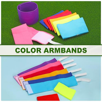 PATIKIL Soccer Captain Armband, Captain Arm Bands for Soccer Elastic Captain Arm Band Sports Captain Armbands - color: Light Yellow