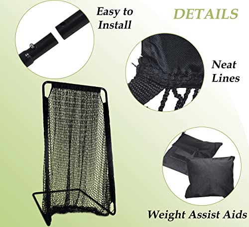Football Kicking Cage: Quarterback Training Net for Passing Accuracy, Outdoor Practice for Youth & Adults - size: 6.8FT x 3.4FT