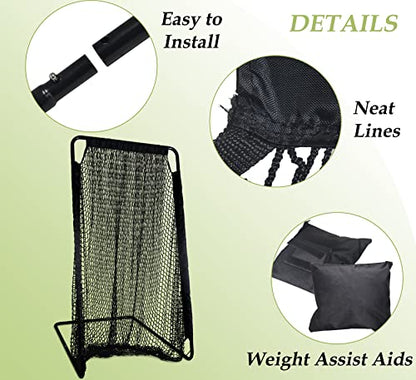 Football Kicking Cage: Quarterback Training Net for Passing Accuracy, Outdoor Practice for Youth & Adults - size: 6.8FT x 3.4FT