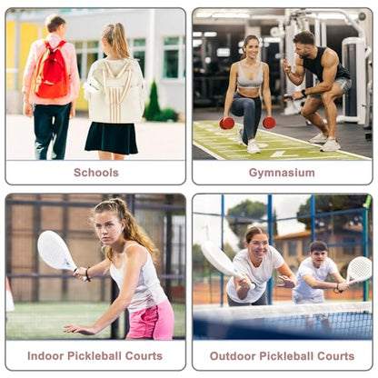 Pickleball Bag Pickle Ball Backpack for Women Pickleball Tote Sport Equipment Bag with Shoe Compartment Gift Accessory 30L - color: Beige