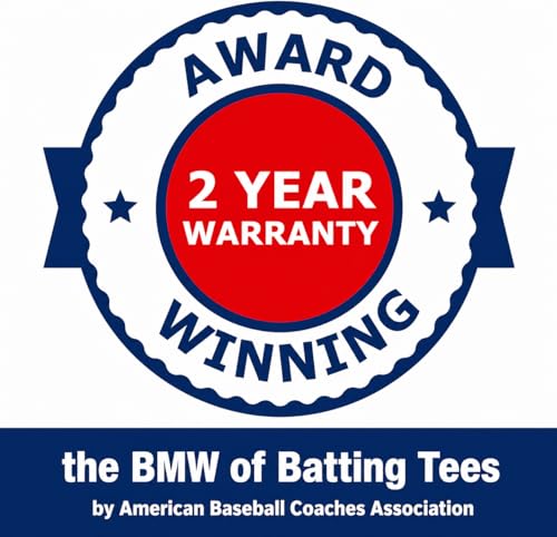 G Tee Classic Baseball/Softball Batting Tee Adjustable | Flexible Rubber Cup & Stainless Steel Aluminum Base | Best Tee for All Ages | Used by Pros | Made in USA 2 Year Warranty - size: 22" - 41" Tall