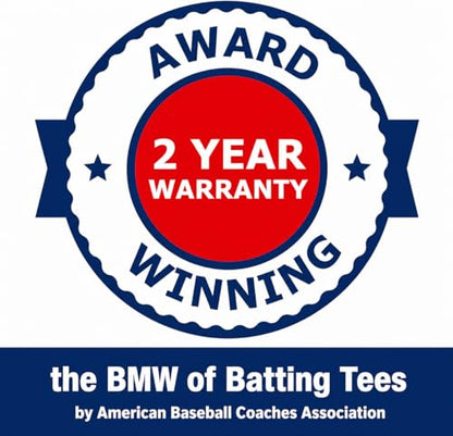 G Tee Classic Baseball/Softball Batting Tee Adjustable | Flexible Rubber Cup & Stainless Steel Aluminum Base | Best Tee for All Ages | Used by Pros | Made in USA 2 Year Warranty - size: 22" - 41" Tall