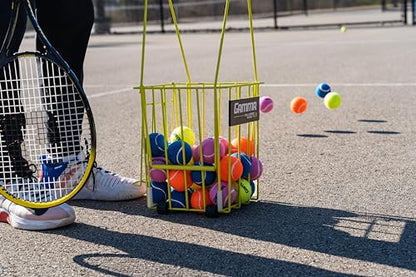 Gamma Sports Pressureless Tennis Balls Box - Ideal for Practice, Teaching, and Training with High-Visbility Felt - Indoor and Outdoor Court Play - 48 and 75 Pack Sizes