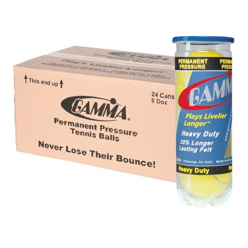 Gamma Permanent Pressure Tennis Balls, [72 balls]