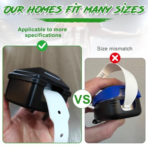 Sports Lip Guard Case with Clip, Specializing Storage of Mouthguards with Lip Protection. Compatible with Various Brands of Football Lip Guard, Black+Orange.