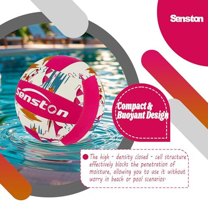 Senston Lightweight Water Pool Volleyball Size 5 for Pool Games,for Beach Volleyball Indoor Outdoor
