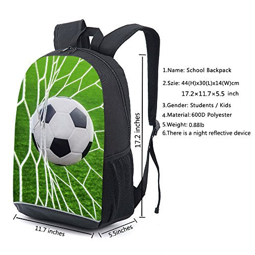 CAIWEI American Football Backpack School Bag (football) - color: Football, size: 17.2*11.7*5.5 Inch