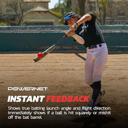 PowerNet Crushers & Weighted Balls, Softball Baseball Hitting Trainer for Improved Speed, Power & Coordination, Batting Practice Baseballs 24 Balls - style: Crushers & Baseballs