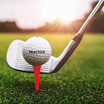 Bastex 100 Hit-Away Used Golf Balls Bulk - Recycled Golf Balls for Men - Practice & Range Golf Balls - Mix in Mesh Shag Bag