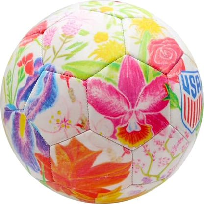 Icon Sports Officially Licensed US Soccer Federation Soccer Ball - USSF149BL White Size 5