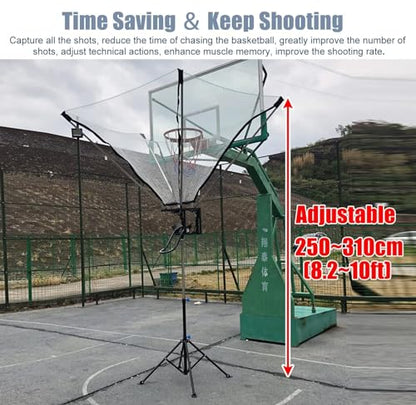 Basketball Hoop Returner Shot Return Apparatus Shooting Machine Standing Aid Kid Adult Player - Attachment