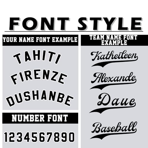 Custom Baseball Jersey Personalized Stitched Family Team Name Number Shirts Uniforms for Women Men Youth Kids - color: Black-21