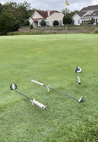 Golf Club Stand and Holder - Set of 2 - Golf Accessories, Pocket Size for Wet Grass Protection by Vig's Smart Stand