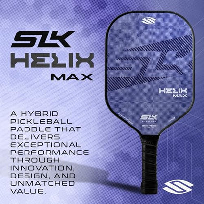 Selkirk Sport SLK Helix Pro Pickleball Paddle | Thermoformed Carbon Fiber Pickleball Paddles with Carbon Fiber & Fiberglass Hybrid Face | Unmatched Control - color: Camo Hex