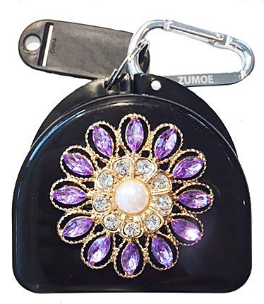 Decorated Mouthguard Case - Sunset - Black - color: Black