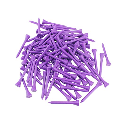 Crestgolf Professional 2 1/8" Deluxe Wood Golf Tees 100pcs - color: Purple