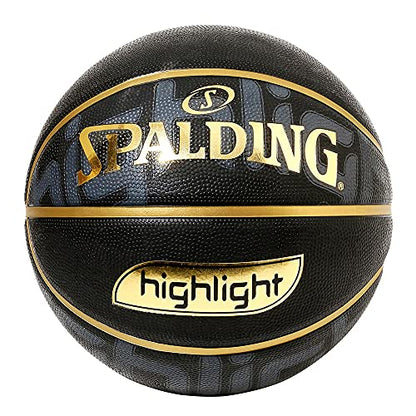Spalding(スポルディング) バスケットボール ボール ベーシック 7号 ラバー - color: Gold Highlights 84-538J
