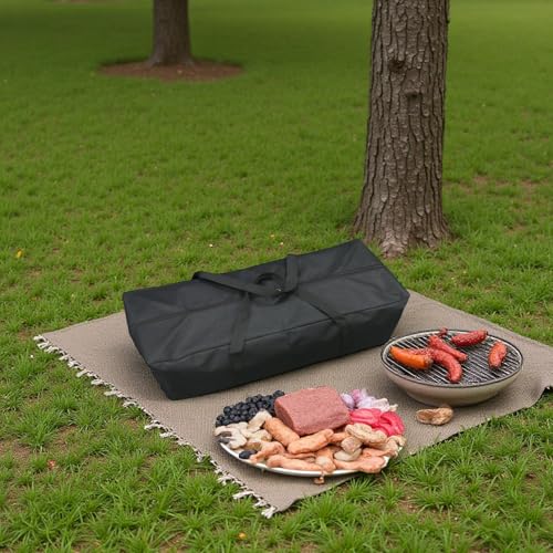 Heavy Duty Water-Resistant Long Duffle Bag - XL Canopy & Roof Tent Storage Organizer for Poles, Grill Tools, Hammock & Fishing Rods with MOLLE Straps (35''(L) x7.87''(W) x7.87''(H)) - size: 35''(L)x7.87''(W)x7.87''(H)
