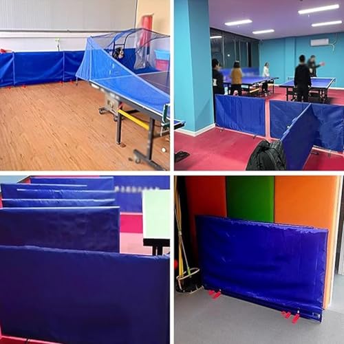 The Movable Ping Pong Ball Baffle,Portable Ping Pong Field Fence Block,Surround Block for Court,for Optimal Play Area Separation and Enhanced Performance，（10 Pieces） - size: 10 pieces
