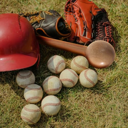KESYOO 2pcs Portable Wooden Baseball Glove Mallet Hammer for Softball Baseball Handle Design for Easy Shaping and Softening of Mitts for Breaking Gloves