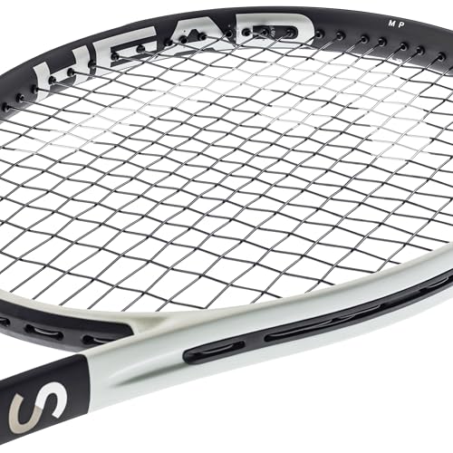 HEAD Speed MP 2024 Tennis Racquet - Strung Mid Tension with Velocity 16 Gauge