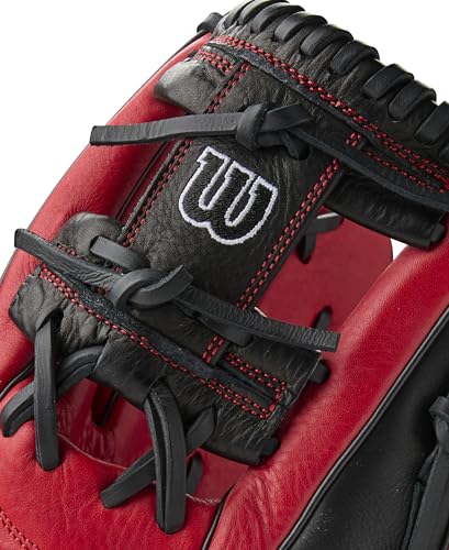 Wilson 2024 A1000 Infield Baseball Gloves - color: Red/Black/White