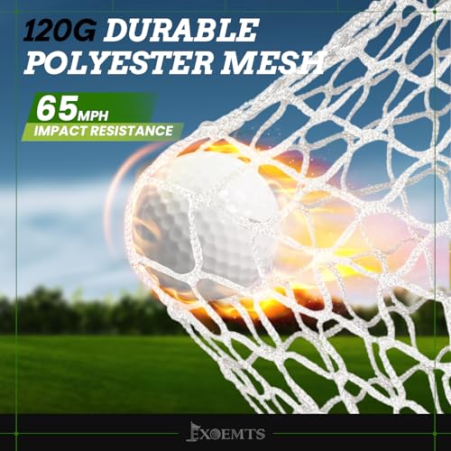 Golf Net 10x7FT with Tri-Turf Mat, Ball, Target & Bag, All-in-One Golf Practice Hitting Net for Backyard Driving, Chipping & Swing, Indoor Outdoor Training Aid, Gift for Men Dad Him Golfer