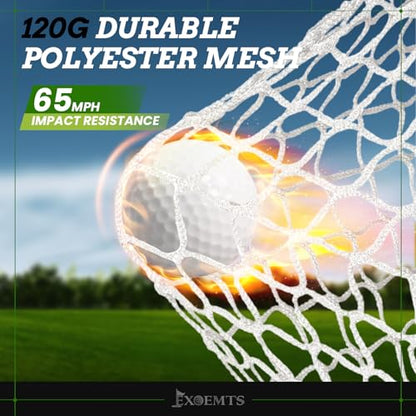 Golf Net 10x7FT with Tri-Turf Mat, Ball, Target & Bag, All-in-One Golf Practice Hitting Net for Backyard Driving, Chipping & Swing, Indoor Outdoor Training Aid, Gift for Men Dad Him Golfer
