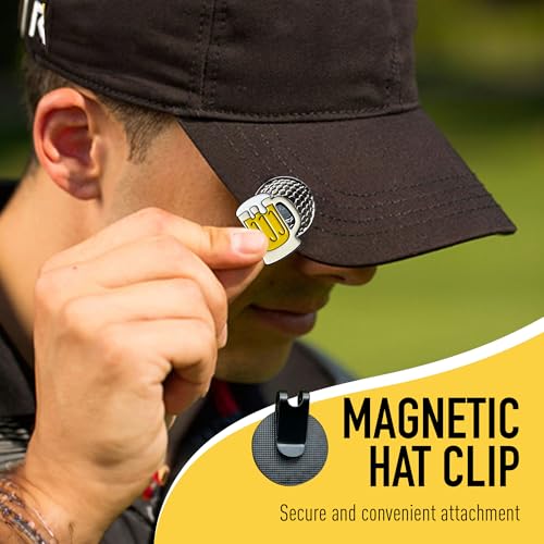Golf Divot Tool Gift Set – Magnetic Divot Tool, Ball Marker, Hat Clip, & Case Made in USA from Durable Rust-Free Material for Easy Ball Marking, Repairing Divots, and Perfect Golf Gifts - color: Glizzy