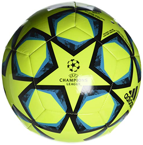 adidas Finale 20 Club - color: Solar Yellow/Black/Signal Cyan, size: 5