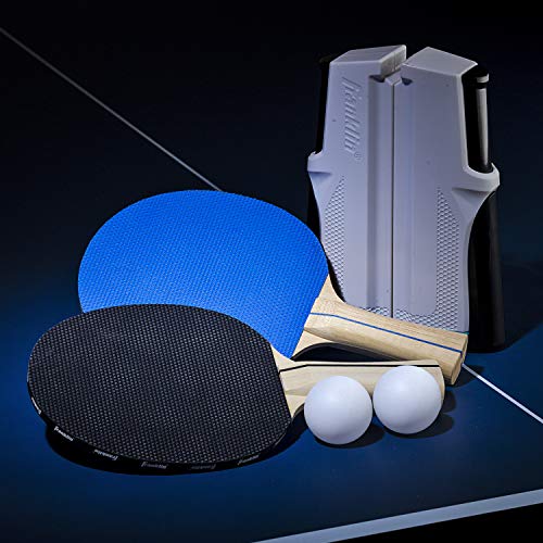 Franklin Sports Table Tennis to Go Portable Ping Pong Set - Table Top Ping Pong Net + (2) Paddles - Ping Pong Balls Included - 2 Players | Portable, Table Top, Ping Pong Net, (2) Paddles - color: White