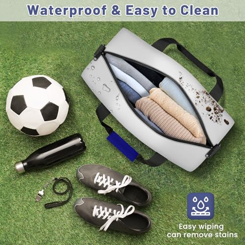 Basketball Soccer Gifts for Boys Girls - Custom Sports Duffle Bag, Personalized Name & Team Bag, Water-Resistant Gym Bag for Basketball, Soccer, Volleyball | Y-Red Navy - color: Y-Red Navy