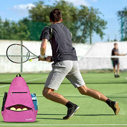 ACOSEN Tennis Bag Tennis Backpack - Large Tennis Bags for Women and Men to Hold Tennis Racket,Pickleball Paddles, Badminton Racquet, Squash Racquet,Balls and Other Accessories
