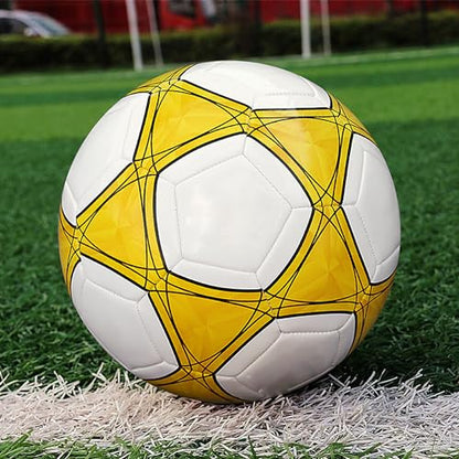 Soccer Ball Size 3,4,5 Soft PU for Practice Training Gift Boys Girls Kid Come with Pump and Needle - color: Pink, style: Size 3