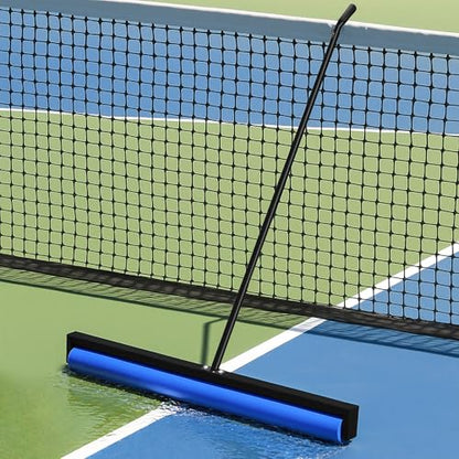 Tennis Court Squeegee, Foam Tennis Sponge Roller, Lightweight Quick Clearing Tools for Tennis Basketball Sports Court, Black - color: Black