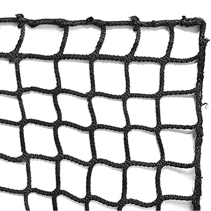Aoneky Soccer Backstop Net 10x10 ft - Heavy Duty 3mm Polyester Sports Barrier Netting with 4x4 inch Mesh, UV Resistant for Outdoor Training, Football & Multi-Sport Use (7 Size Options)