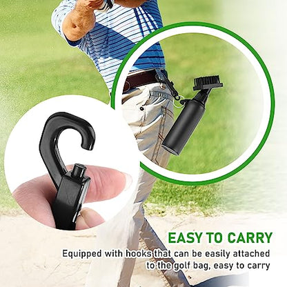 WXJ13 2 PCS Golf Clubs Cleaning Water Brush,Golf Club Groove Cleaner Brush with Leakproof Reservoir Tube, Squeeze Bottle