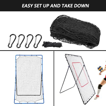 Pitching Net 3.3 x 6.5 FT Baseball Training,Baseball Rebound Net,Suitable for Backyard Practice Throwing,Receiving,Blocking Tennis,Softball,Soccer,Golf etc.
